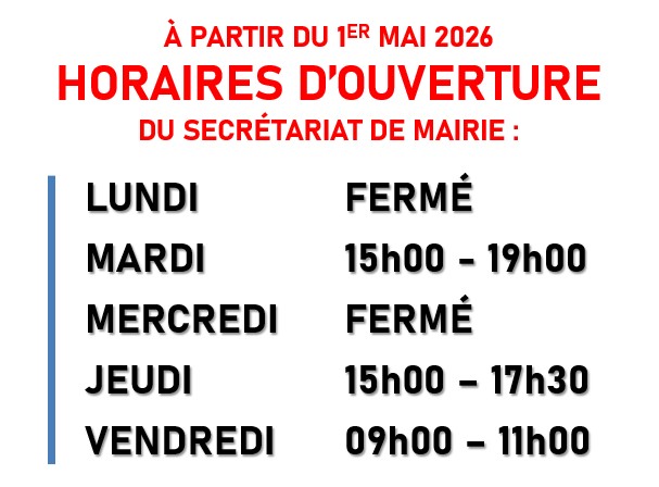 2026horaires